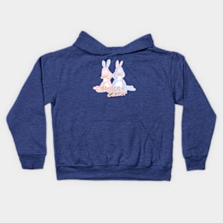 Peace At Easter Rabbits Kids Hoodie